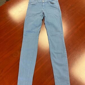 Koral Blue Stretch Skinny Jeans sz 28 (flaw)